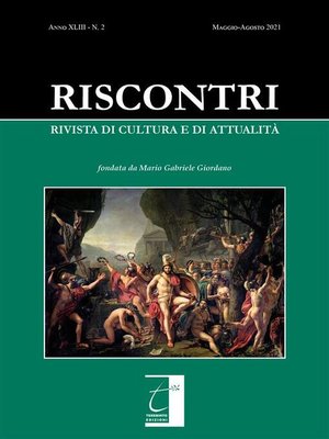 cover image of Riscontri. Rivista di cultura e di attualità--N. 2